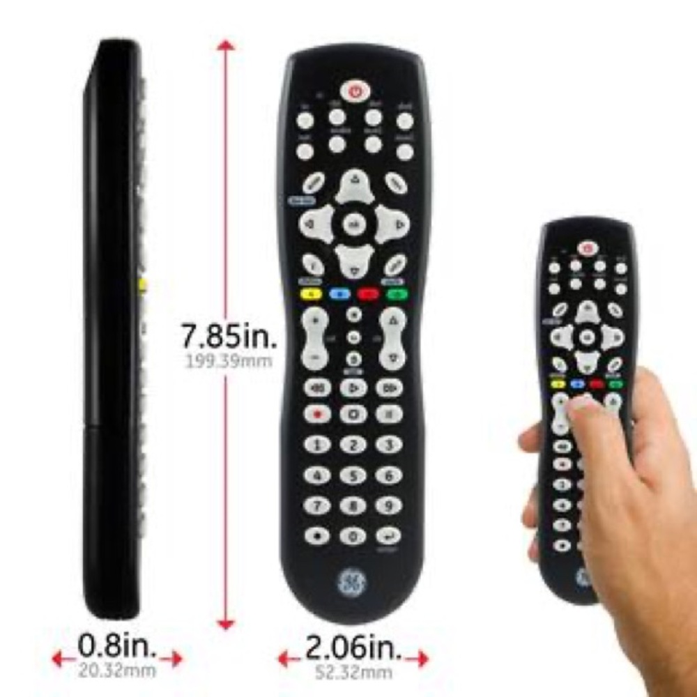 Black Universal Remote Control - Picture 3 of 8